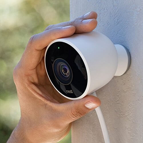 nest cam outdoor hand