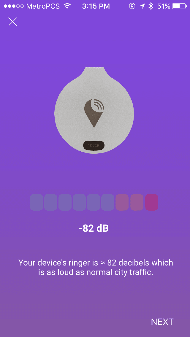 trackr app screenshot