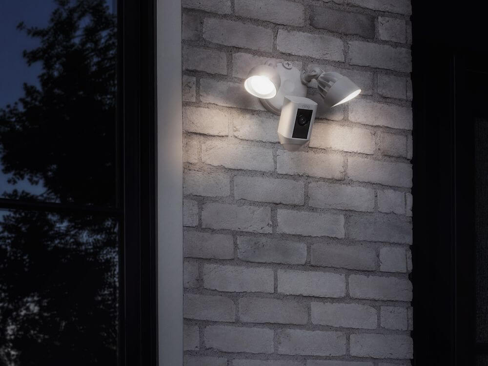 ring floodlight keeps turning on and off after darkness