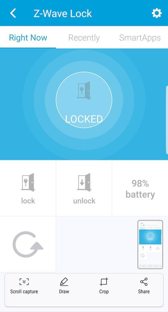 Smartthings Schlage Lock Manager digitalpictures