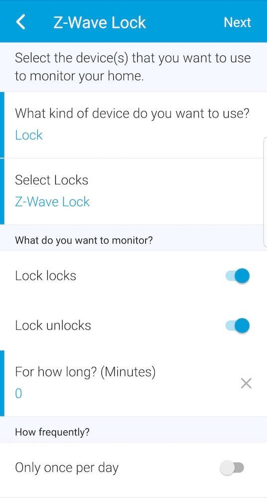 Schlage Connect Notifications