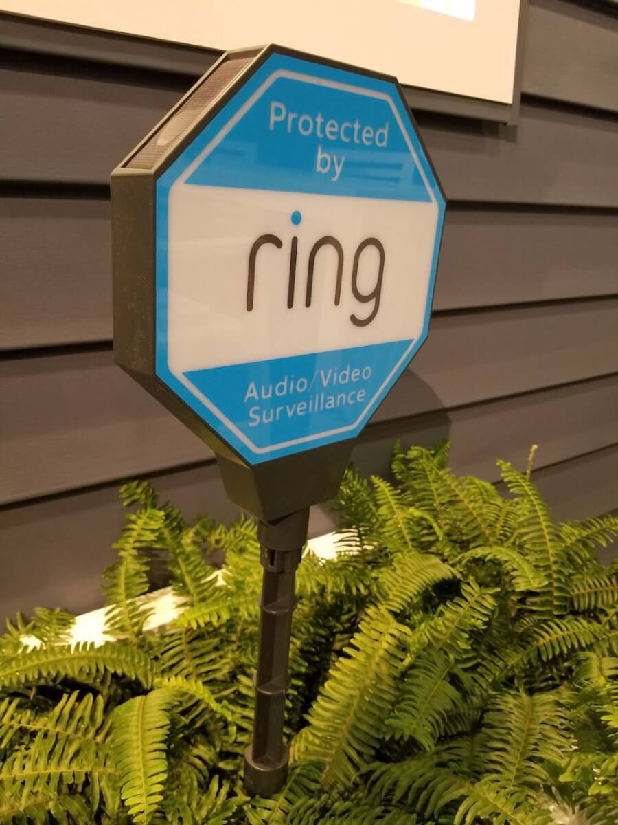 ring security sign