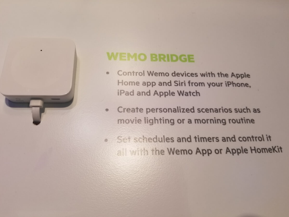 wemo bridge homekit