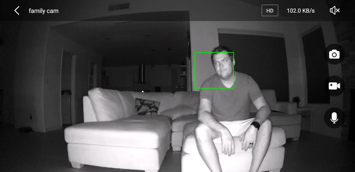 wyze camera night vision