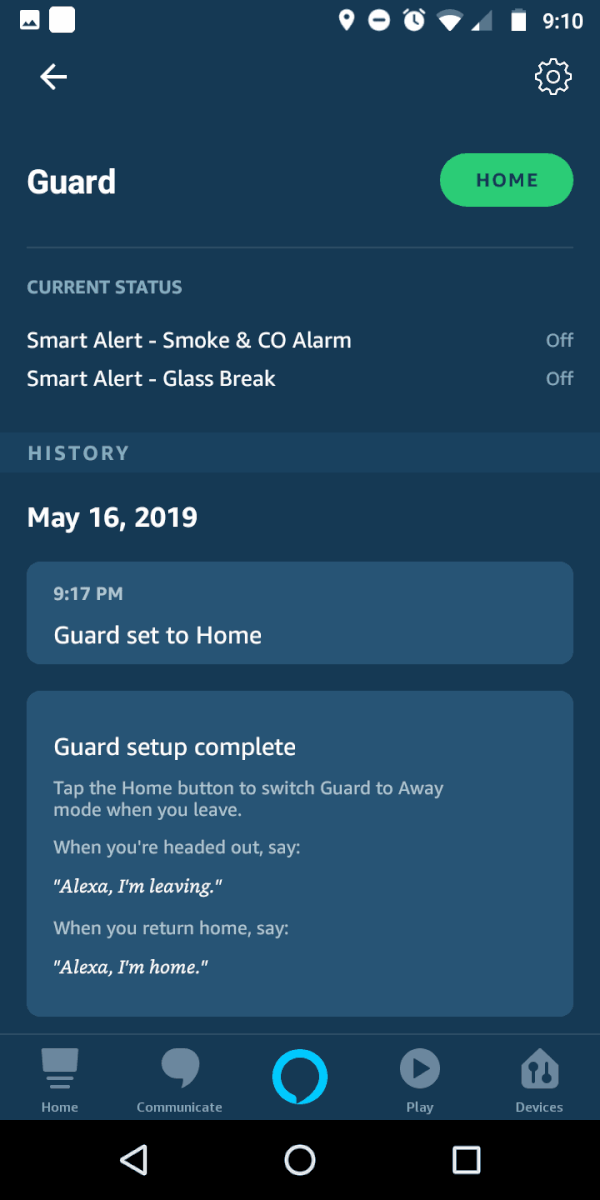 alexa guard screenshot