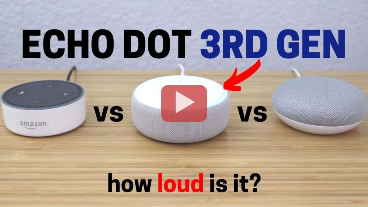 Amazon echo dot 3rd store gen vs google home mini