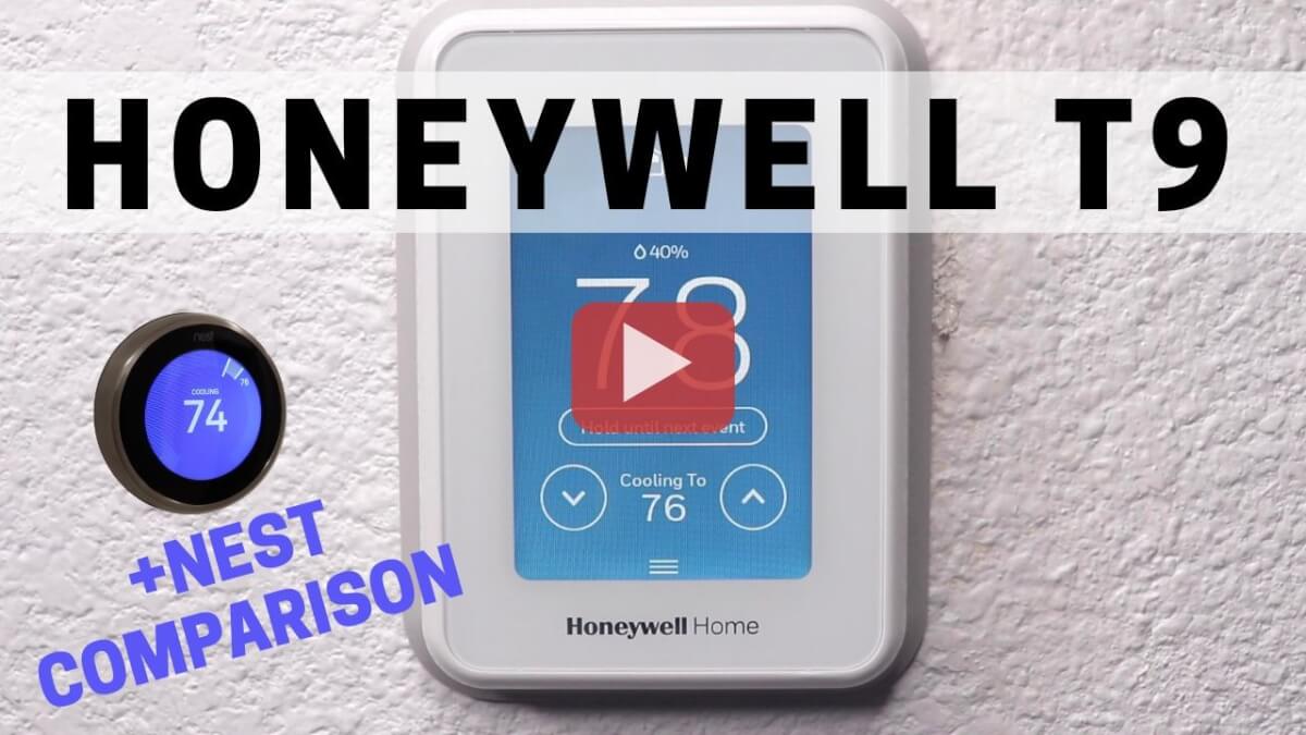 Honeywell Home RCHT9610WF T9 + Smart Room Sensor White Thermostat and Room  Sensor with Wi-Fi Compatibility in the Smart Thermostats department at