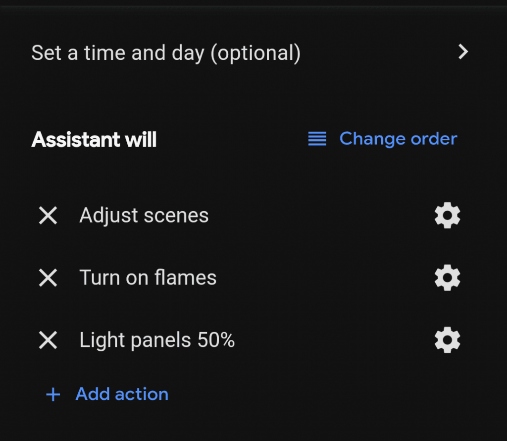 google assistant routine